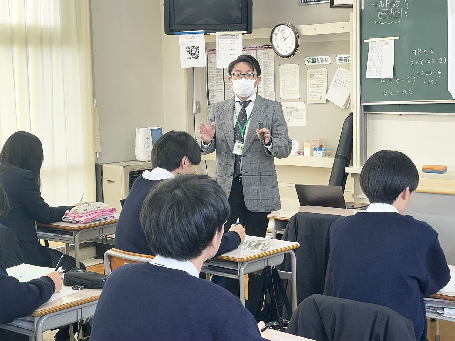 2025年1月15日（水）、足利清風高校での講話「研究者の話を聞く」に本学の教員7名が講師として参加しました。