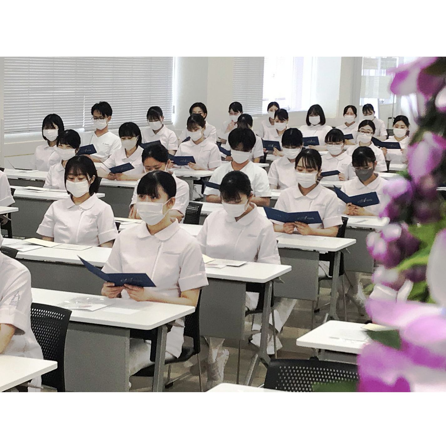 令和7年度看護学部行事「看護の日　誓願式」を開催しました