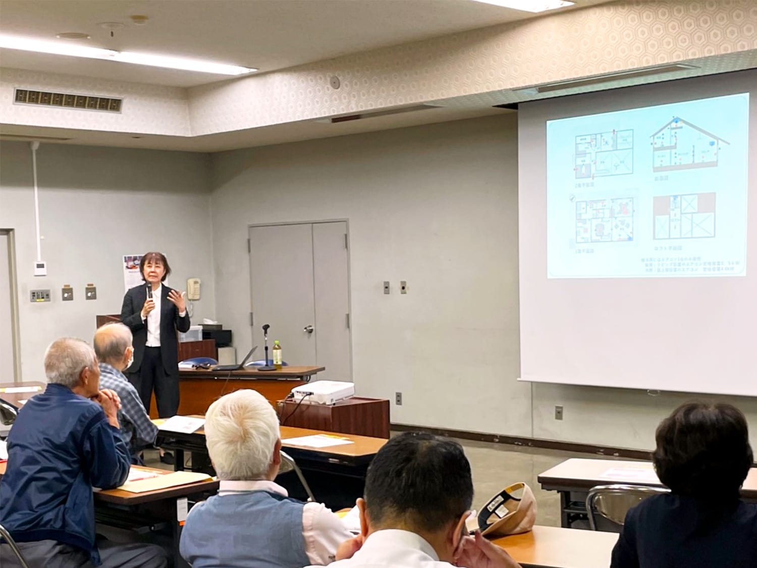 【織姫公民館】「足利大学講演」（第3回）、2025年10月17日（金）、建築学コースの室　恵子教授が、「省エネで健康・快適に生活できる住宅のつくり方」を主題とする講演を行いました。