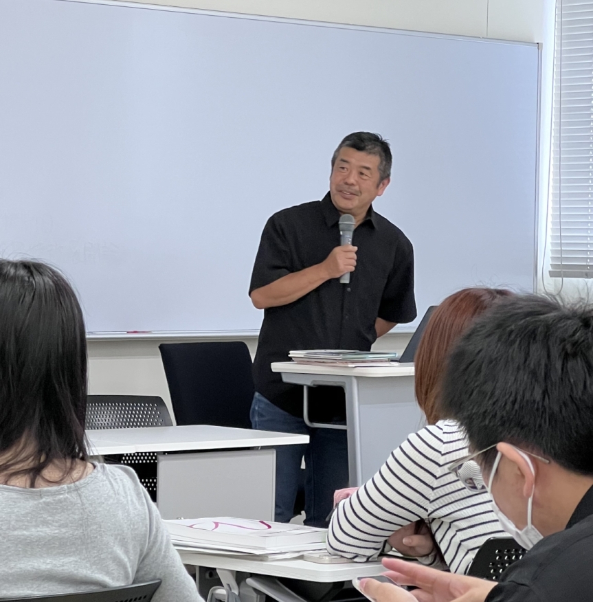 精神看護概論特別講義で写真家・映画監督の大西暢夫氏をお招きしました